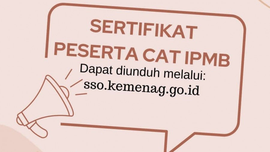 Foto - Info, Sertifikat CAT IPMB Bisa Diunduh di Sini!